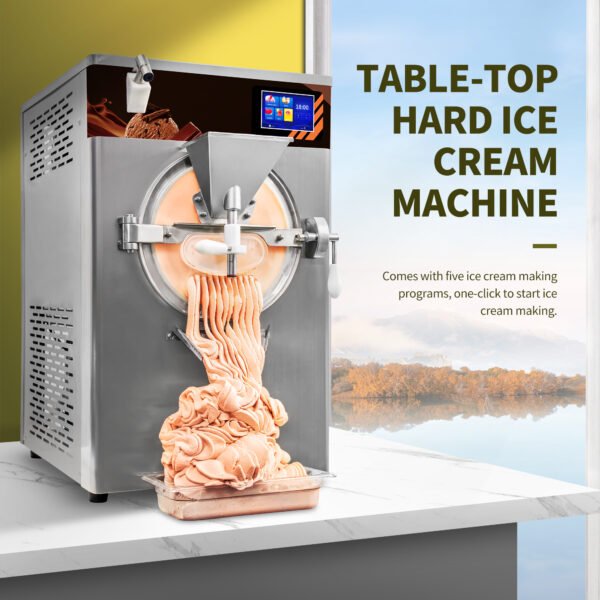 Commercial Professional Hard Ice Cream Machine Stainless Steel 48L Gelato Hard Ice Cream Machine - Image 8