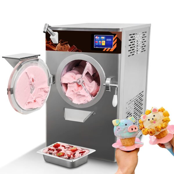Commercial Professional Hard Ice Cream Machine Stainless Steel 48L Gelato Hard Ice Cream Machine - Image 9